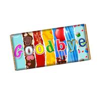 Good Bye Chocolate Bar Wrapper Novelty Gift Present For Party Friends Ex-Girl CH-9684 (with chocolate bar (100g))