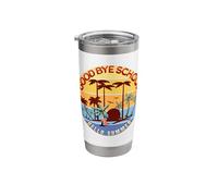 Good Bye School Hello Summer - Student Teacher Vacation Time Stainless Steel Insulated Tumbler