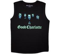 Good Charlotte Generation RX Skull Faces Tank Top in Black | Size: 2XL Good Charlotte Black 2XL