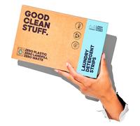 Good Clean Stuff Laundry Detergent Strips Sheets 64 loads Eco Ultra-Concentrated Non-Bio Linen Fresh Scent for Machine and Hand Washing