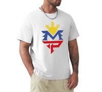 Good Come from Men's Manny Pacquiao Logo 1 Short Sleeve Mens T Shirt 100% Cotton White M