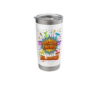 Good Comic Vibes Everywhere Festival Positive Mood Energy Stainless Steel Insulated Tumbler
