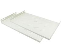 Good Connections® 19 "shelf 1U | 2 SPARSET - installation depth 270 mm - for 19 inch network server, wall housing / wall cabinet - light gray (RAL7035)
