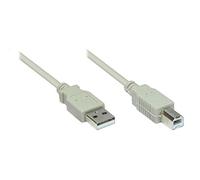 Good Connections 2510 SP-LAMP-025 Port/USB 2.0 Male A to B Printer Cable 0.25 m grey white grey 3,00 m