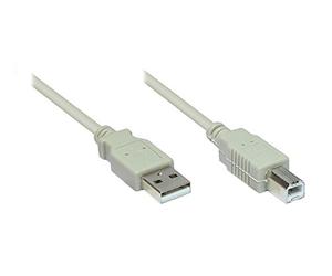 Good Connections 2510 SP-LAMP-025 Port/USB 2.0 Male A to B Printer Cable 0.25 m grey white grey 3,00 m