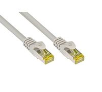 Good Connections Alcasa 50m Cat7 RJ-45 networking cable S/FTP (S-STP) Grey - Alcasa 50m Cat7 RJ-45, 50 m, Cat7, S/FTP (S-STP), RJ-45, RJ-45, Grey