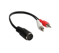 Good Connections AD-2CS5B Audio Adaptor 2x RCA Male to 5-Pin DIN Female 0.2 m Black
