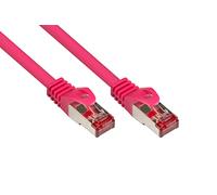 Good Connections Cat6 Ethernet LAN Patch Cable with Latch Protection RNS, S/FTP, PiMF, PVC, 250 MHz, Gigabit-Compatible (10/100/1000-Base-T Ethernet Networks), for Patch Panels, Switch, Router,