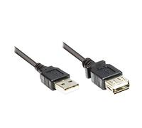 Good Connections Extension Cable USB Easy Plug A to Socket black Black 1,80 m