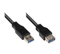 Good Connections Extension Cable USB Easy Plug A to Socket black Black 5,00 m