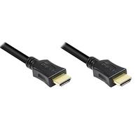 Good Connections High-Speed HDMI 1.4b Cable with Ethernet - 4K / UHD @ 30Hz - Ideal for Gaming and Multimedia - Gold-Plated Connectors - Triple Shielding - Black - 10 m
