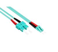 Good Connections LWL Duplex Patch Cable LC to SC Multimode 50/125 Inch Fibre Optic