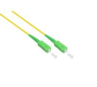 Good Connections OS2 Fibre Optic Cable - Simplex - Male SC (APC) to SC (APC) - Singlemode 9/125 - Fibre Optic Conductor, Patch Cable for FTTH/FTTB/FTTx - 0.5 m / 50 cm