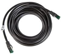 Good Connections Premium Cat 6A Outdoor Patch Cable - 7.5 m - IP66-10 GIGABIT, Copper Conductor/CU - S/FTP - 500MHz - for Outdoor Use, UV and Water Resistant, PE Jacket - Black