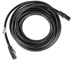 Good Connections Premium Cat 6A Outdoor Patch Cable - 7.5 m - IP66-10 GIGABIT, Copper Conductor/CU - S/FTP - 500MHz - for Outdoor Use, UV and Water Resistant, PE Jacket - Black