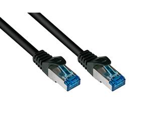 Good Connections® SmartFLEX Cat.6A Patch Cable - 15 m - Highly Flexible Short 10-GIGABIT Premium Ethernet Cable Copper Conductor/CU - Latch Protection - S/FTP PiMF - Halogen Free (LSZH) - 500 MHz -