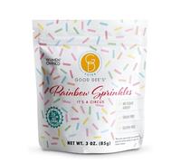 Good Dee's Sugar Free Sprinkles | Low Carb Rainbow Sprinkles | Keto Sprinkles with All Natural Coloring | | Diabetic, Dye-Free, Dairy-Free & Gluten-Free | (1g Net Carbs Per Serving)