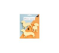Good Design Works Dog Sticky Notes | Includes 3 Separate Designs | Dog Shaped Sticky Note Pads | Novelty Paper Sticky Pads | Office Supplies | Note Paper,Yellow
