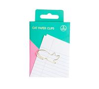 Good Design Works Cats Paper Clips, Gold, 39 x 27 x 1 mm