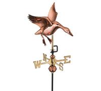 Good Directions Cottage Landing Duck Copper Weathervane - Quality Wind Vane - H63 X W30 X L40 Cm