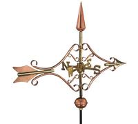 Good Directions Cottage Victorian Arrow Copper Weathervane - H59 X W54 X L28 Cm
