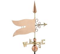 Good Directions Farmhouse Copper Banner Weathervane - H104 X W64 X L44 Cm