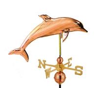 Good Directions Farmhouse Copper Dolphin Weathervane - H87 X W70 X L44 Cm