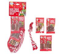 Good Dog Treat Christmas Stocking - Festive Treats for Dogs - 5 piece