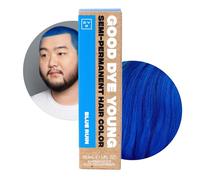Good Dye Young Stripes and Threads Semi-Permanent Hair Colour, UV Protection, Blue Ruin, PPD Free, Cruelty Free and Vegan, Lasts 15-24+ Washes