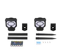 Good Earth Lighting LED Battery-Operated Path Light 2-Pack - Bronze, 4000K, Dusk to Dawn, auto Off, 50 Lumens