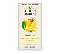 Good Earth Sensorial Blends Ginger, Turmeric & Lemon Herbal Tea, 15Count