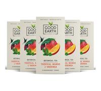 Good Earth Tea Co. Chamomile & Grapefruit Tea Bags - Naturally Caffeine-Free Herbal Blend with Soothing Chamomile and Zesty Grapefruit - 5 x 15 Plant-Based Teabags