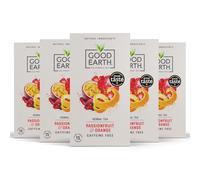 Good Earth Tea Co. Passionfruit & Orange Tea Bags (5 x 15 Tea Bags) | Refreshingly Natural, Rich & Well Rounded Herbal Tea | Eco Friendly Packaging |Plant Based Biodegradable Teabags