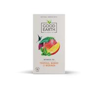 Good Earth Tea Co. Tropical Mango & Moringa Tea Bags - Fruit Flavoured Herbal Blend with Mango, Moringa, Rose and Green Tea - 15 Plant-Based Teabags