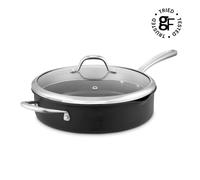 Good Food by Tower Hard Anodised 28cm Multi-Pan with Lid, Induction Compatible, Grey