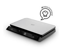 Good Food in partnership with Tower Digital Intelli Kitchen Scale, Voice Control, LED Display, USB Rechargeable, 15kg Capacity, Black & Stainless Steel, GF876009