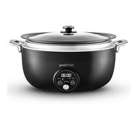 Good Food Slow Cooker in Black, Size 6.5L | Charlies