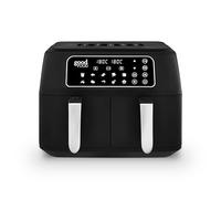 GOOD FOOD GF17014 Dual Air Fryer - Black, Black