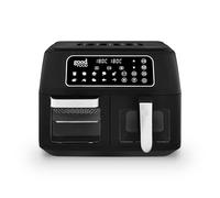 GOOD FOOD GF17015 Dual Air Fryer - Black, Black