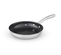 Good Food in Partnership with Tower Tri-Ply 28cm Frying Pan, 10x Stronger Superior Ceramic Coating, Induction Compatible, Stainless Steel
