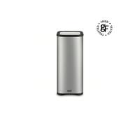 GF826191 Good Food in partnership with Tower, Pasta Jar with Glass Viewing Window, Stylish Mirror Finish, 3.7L, Stainless Steel with Black Accents