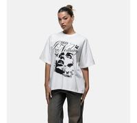 Good For Nothing Graphic Print Oversized T-Shirt - White - XS - White