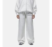 Good For Nothing Spray Effect Relaxed Wide Leg Jogger - White - XL - White