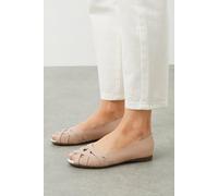 Womens Good For The Sole: Layla Leather Woven Pumps Blush 7