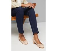 Good For The Sole: Talia Comfort Block Heel Ballet Pumps Good For the Sole Blush 6