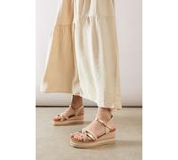 Womens Good For The Sole: Wide Fit Amber Comfort Wedges Blush 8