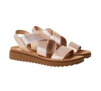 Good for The Sole Womens/Ladies Ana Comfort Crossover Strap Wide Sandals (6 UK) (Rose Gold)