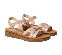 Good For The Sole Womens/Ladies Axel Asymmetric Panel Wide Sandals (6 UK) (Rose Gold)