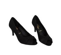 Good for The Sole Womens/Ladies Honey Peep Toe Wide Sandals (6 UK) (Natural Black)