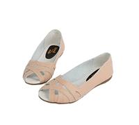 Good For The Sole Womens/Ladies Layla Woven Leather Pumps (8 UK) (Blush)